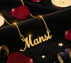 Simple Style Name Necklace