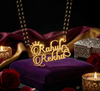 Crown couple double heart necklace