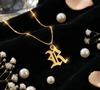 Old English Letter Pendant