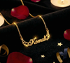 Wings Style Name Necklace
