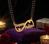 Infinity Couple Name Necklace