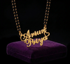 Unique couple heart necklace
