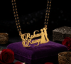 Personalized Luxury Couple Name Necklace