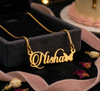 Butterfly name pendant